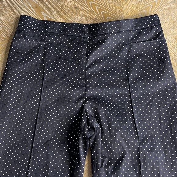 AKRIS PUNTO Franca Polka-Dot Stretch Polka-Dot Pants 10 - Picture 6 of 14